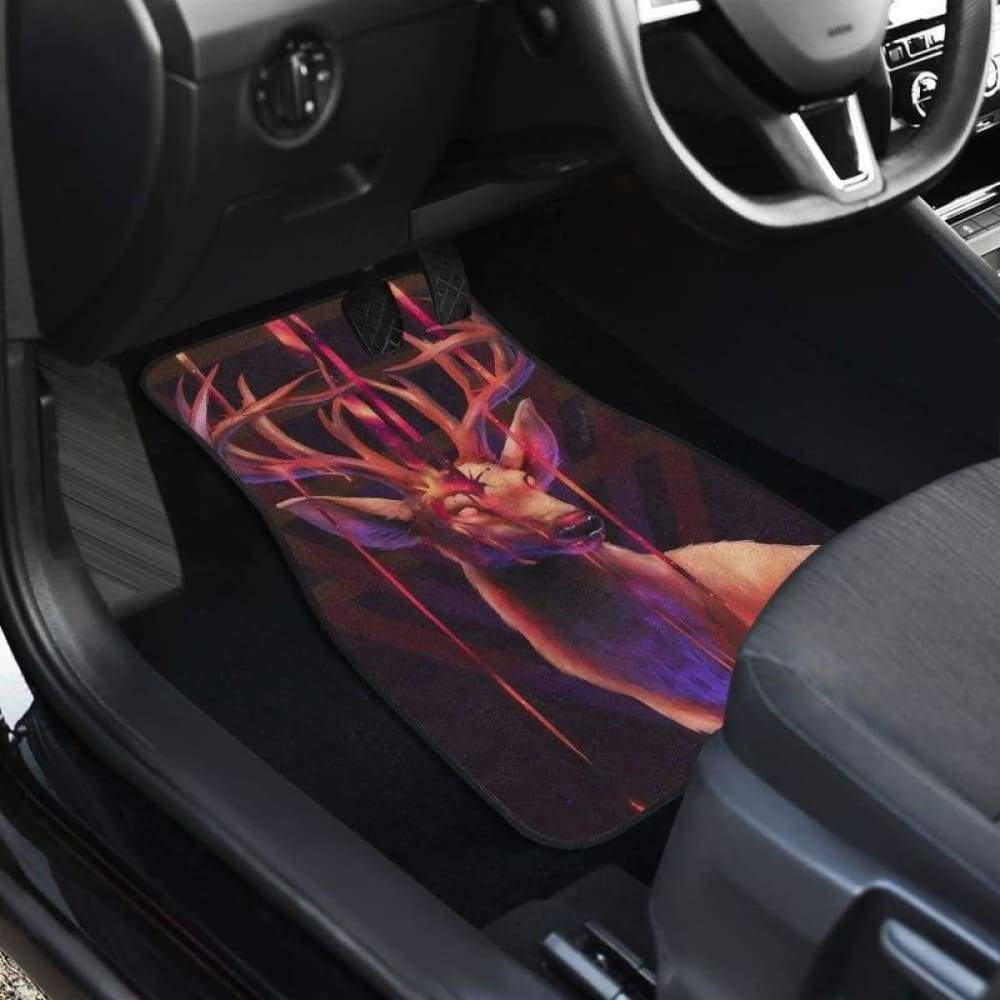 Deer Art Design Car Floor Mats Animals Fantasy 211902