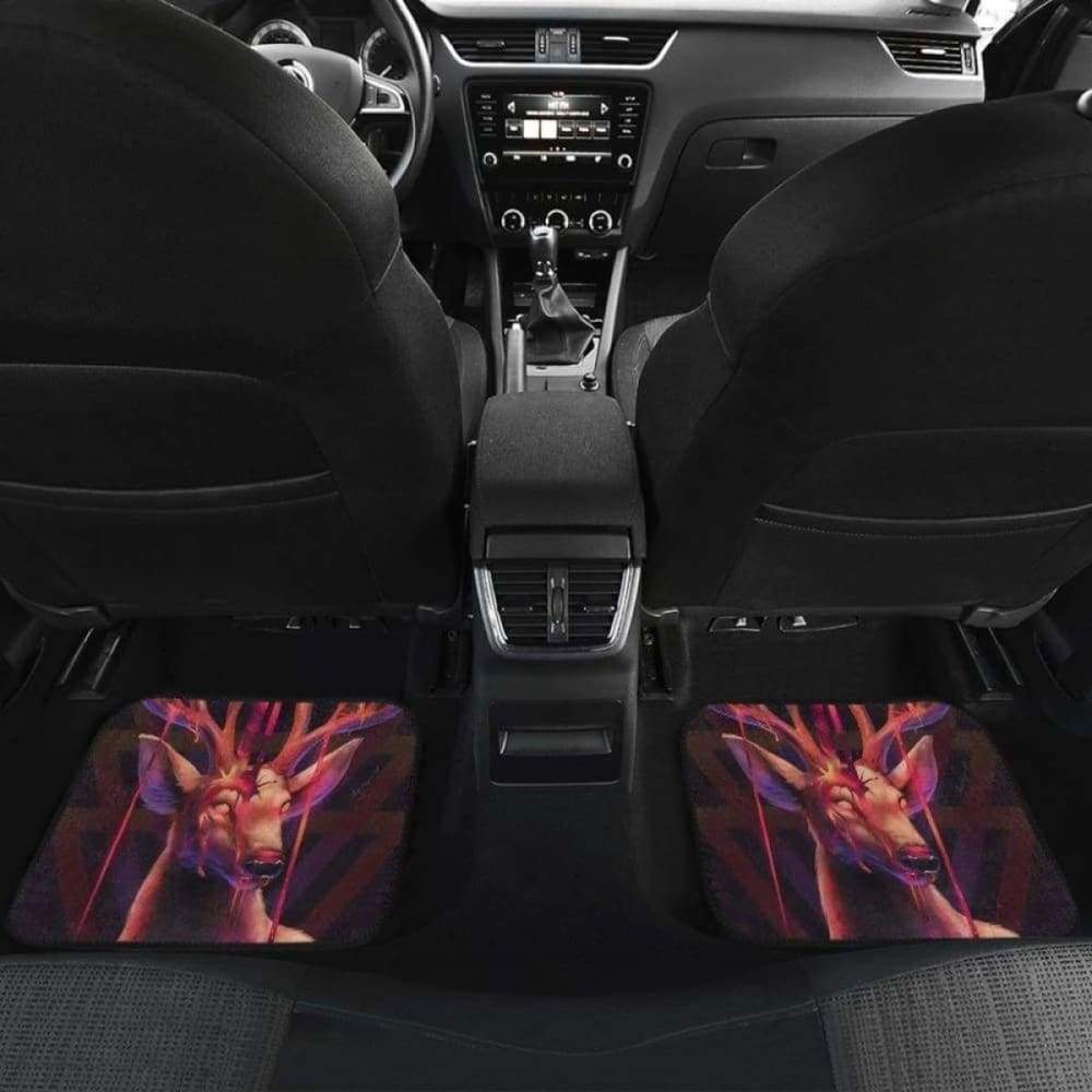 Deer Art Design Car Floor Mats Animals Fantasy 211902
