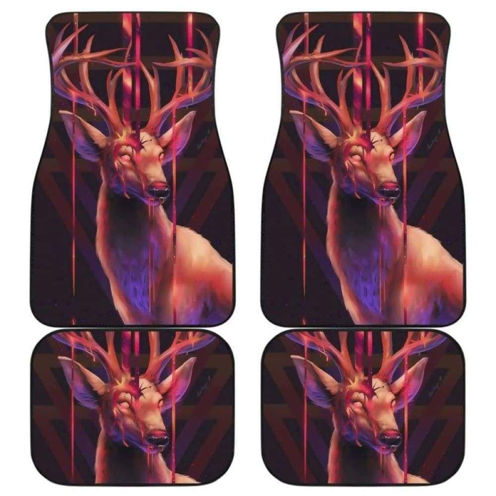 Deer Art Design Car Floor Mats Animals Fantasy 211902