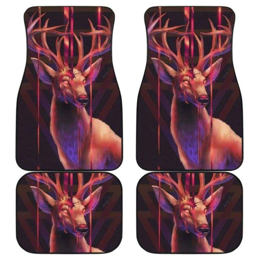 Deer Art Design Car Floor Mats Animals Fantasy 211902