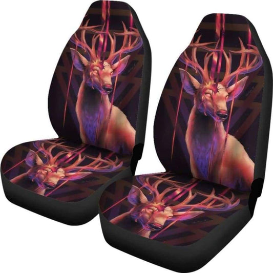 Deer Art Design Car Seat Covers Amazing Gift Ideas 211902