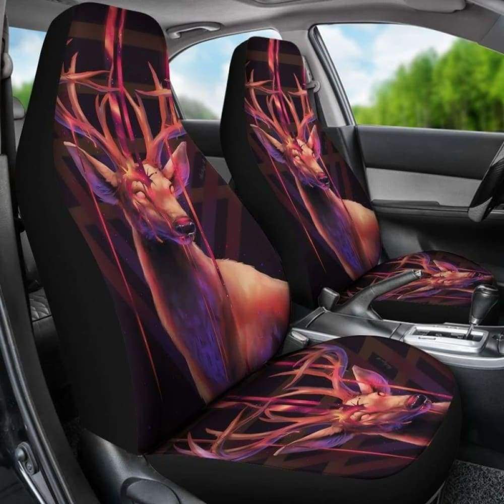 Deer Art Design Car Seat Covers Amazing Gift Ideas 211902