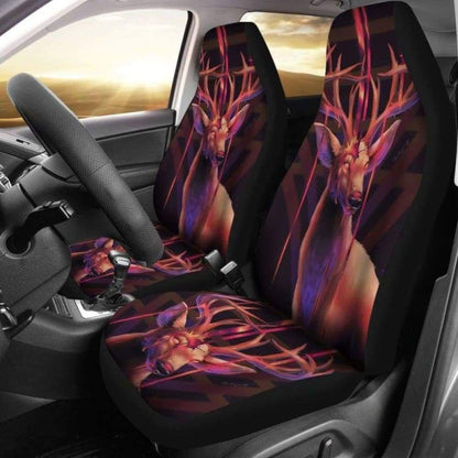 Deer Art Design Car Seat Covers Amazing Gift Ideas 211902