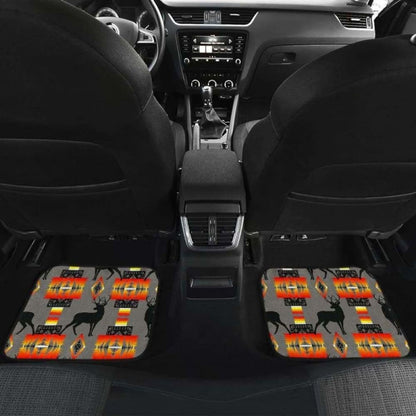 Deer Gray Car Floor Mats 161012
