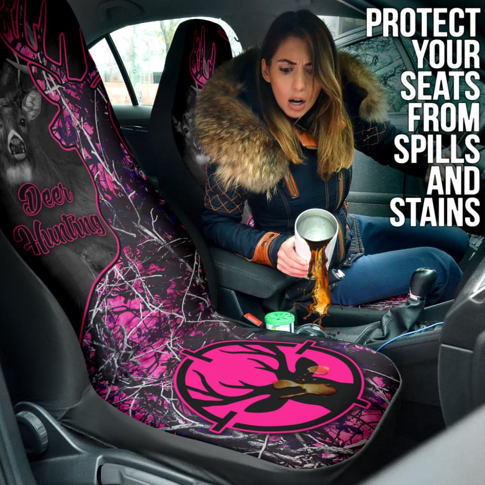 Deer Hunting Muddy Girl Car Seat Covers Custom 1 210401 - YourCarButBetter