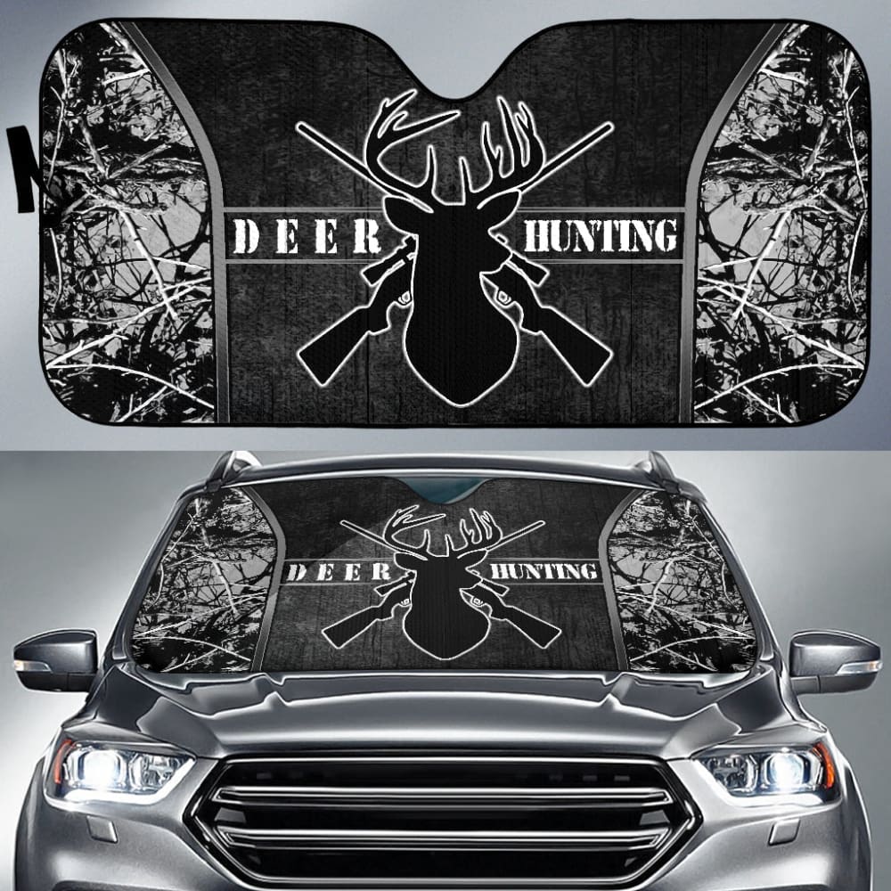Deer Hunting Muddy Girl Harvest Moon Car Auto Sun Shades Custom 2 210401 - YourCarButBetter