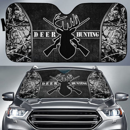 Deer Hunting Muddy Girl Harvest Moon Car Auto Sun Shades Custom 2 210401 - YourCarButBetter