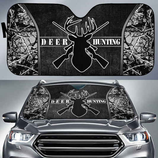 Deer Hunting Muddy Girl Harvest Moon Car Auto Sun Shades Custom 2 210401 - YourCarButBetter