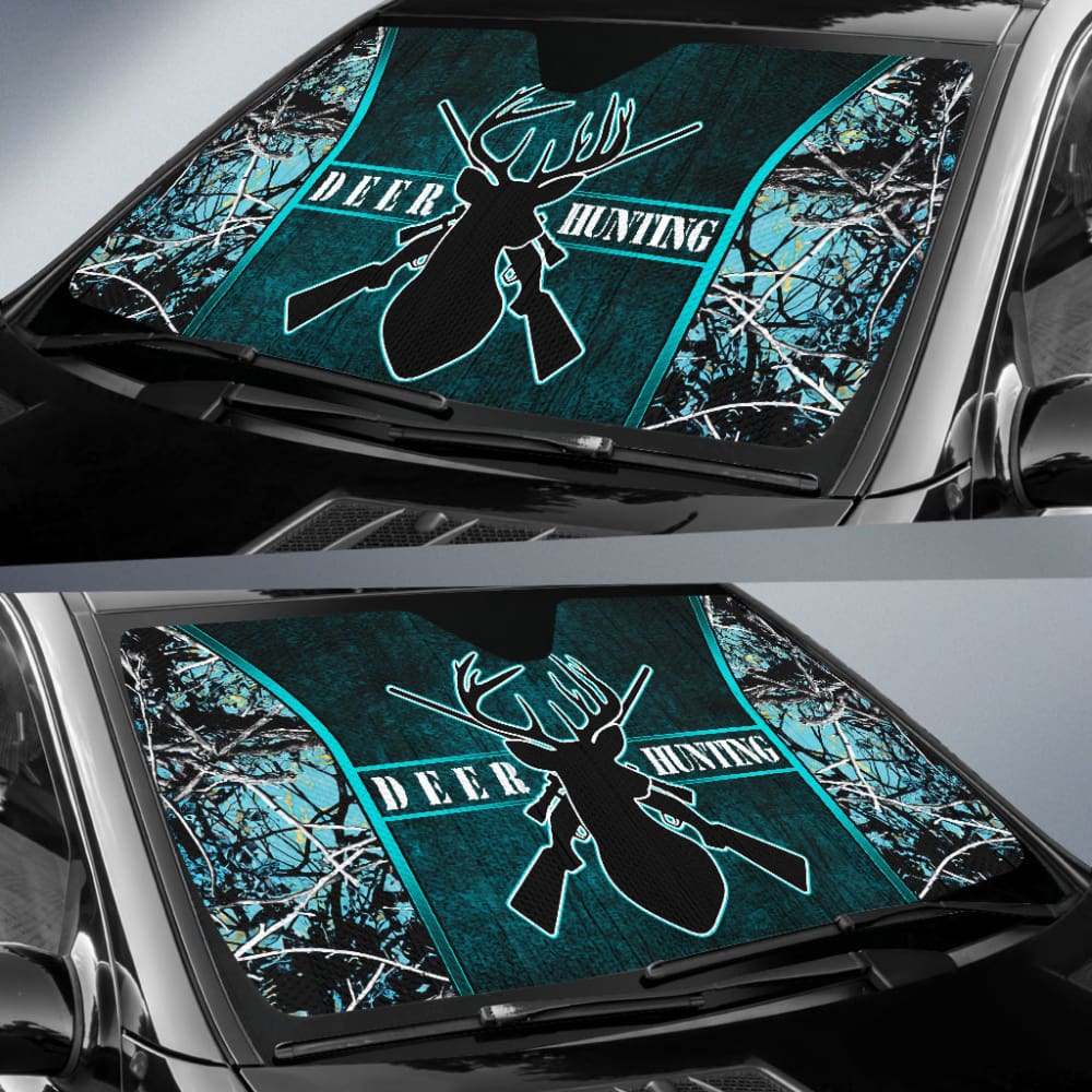 Deer Hunting Muddy Girl Serenity Car Auto Sun Shades Custom 2 210401 - YourCarButBetter