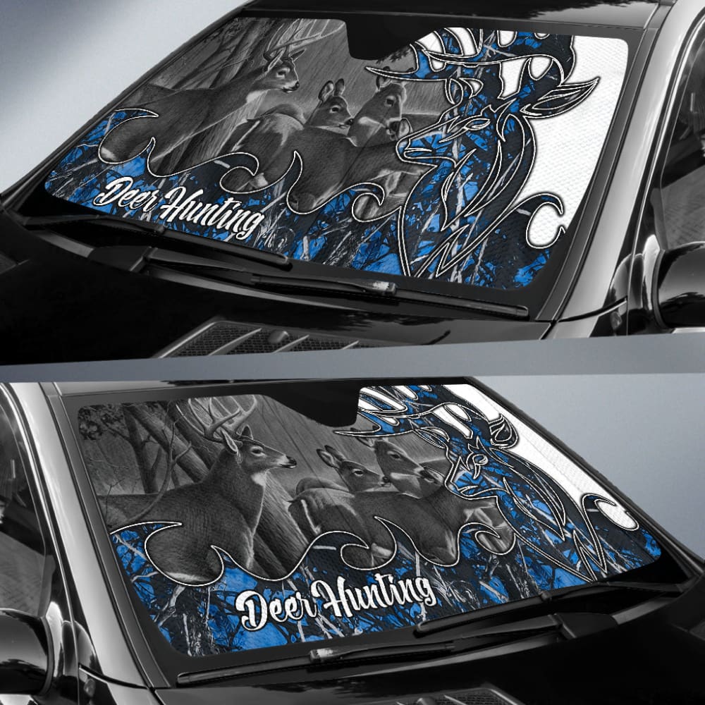 Deer Hunting Muddy Girl Undertow Car Auto Sun Shades Custom 1 210501 - YourCarButBetter