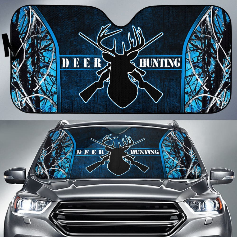 Deer Hunting Muddy Girl Undertow Car Auto Sun Shades Custom 2 210501 - YourCarButBetter