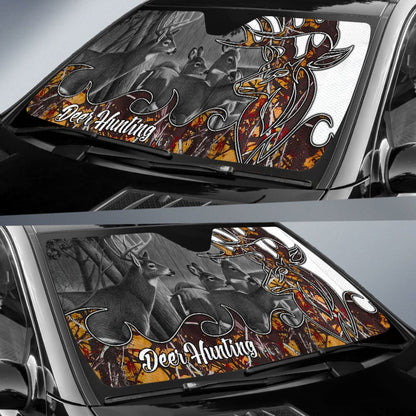 Deer Hunting Muddy Girl Wildfire Car Auto Sun Shades Custom 1 210501 - YourCarButBetter