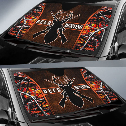 Deer Hunting Muddy Girl Wildfire Car Auto Sun Shades Custom 2 210501 - YourCarButBetter