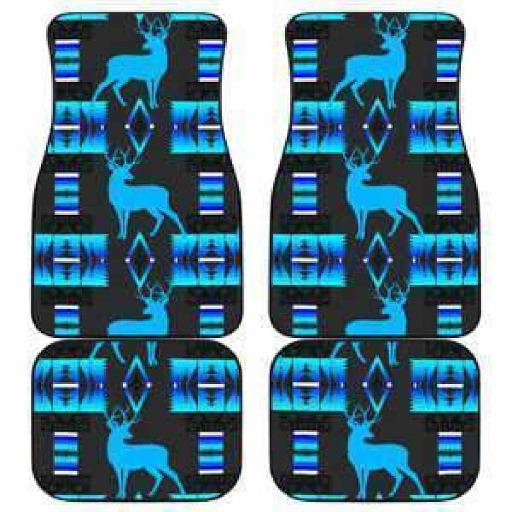 Deer Midnight Lake Set Of 4 Car Floor Mats 161012