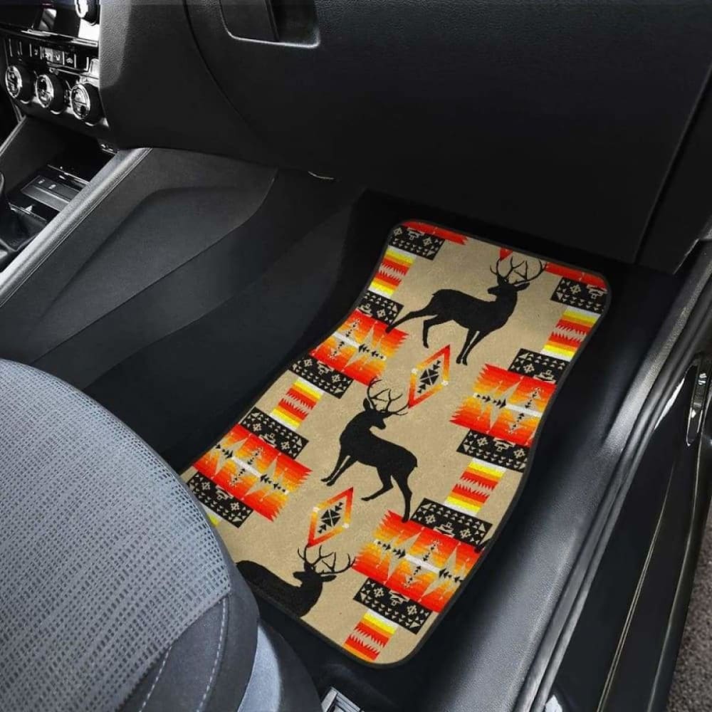 Deer Tan Car Floor Mats 161012