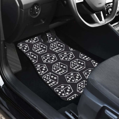 Dice Pattern Print Design 01 Front And Back Car Mats 153908 - YourCarButBetter