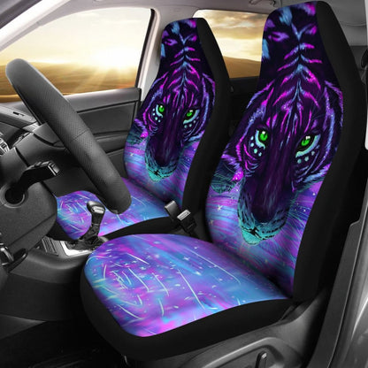Digital Magical River Tiger Face Car Seat Covers 212703 - YourCarButBetter