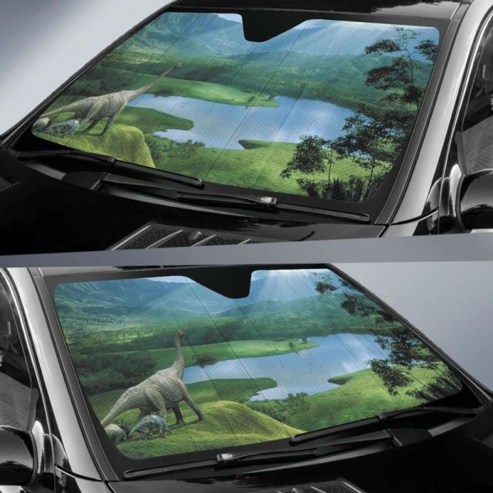 Dinosaurs Auto Sun Shades 182102 - YourCarButBetter