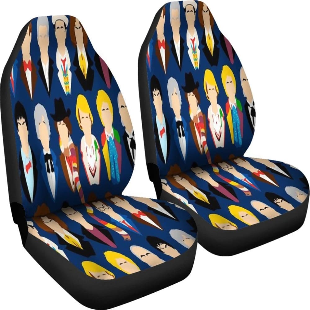 Doctor Who Characters Shades Car Seat Covers 094201 - YourCarButBetter