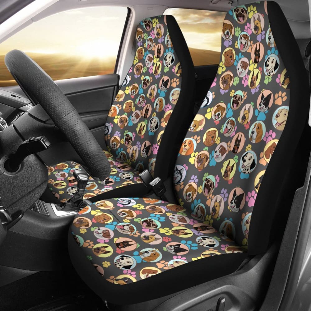 Dogs Galore Car Seat Covers (Paw Prints) - 094209 - YourCarButBetter