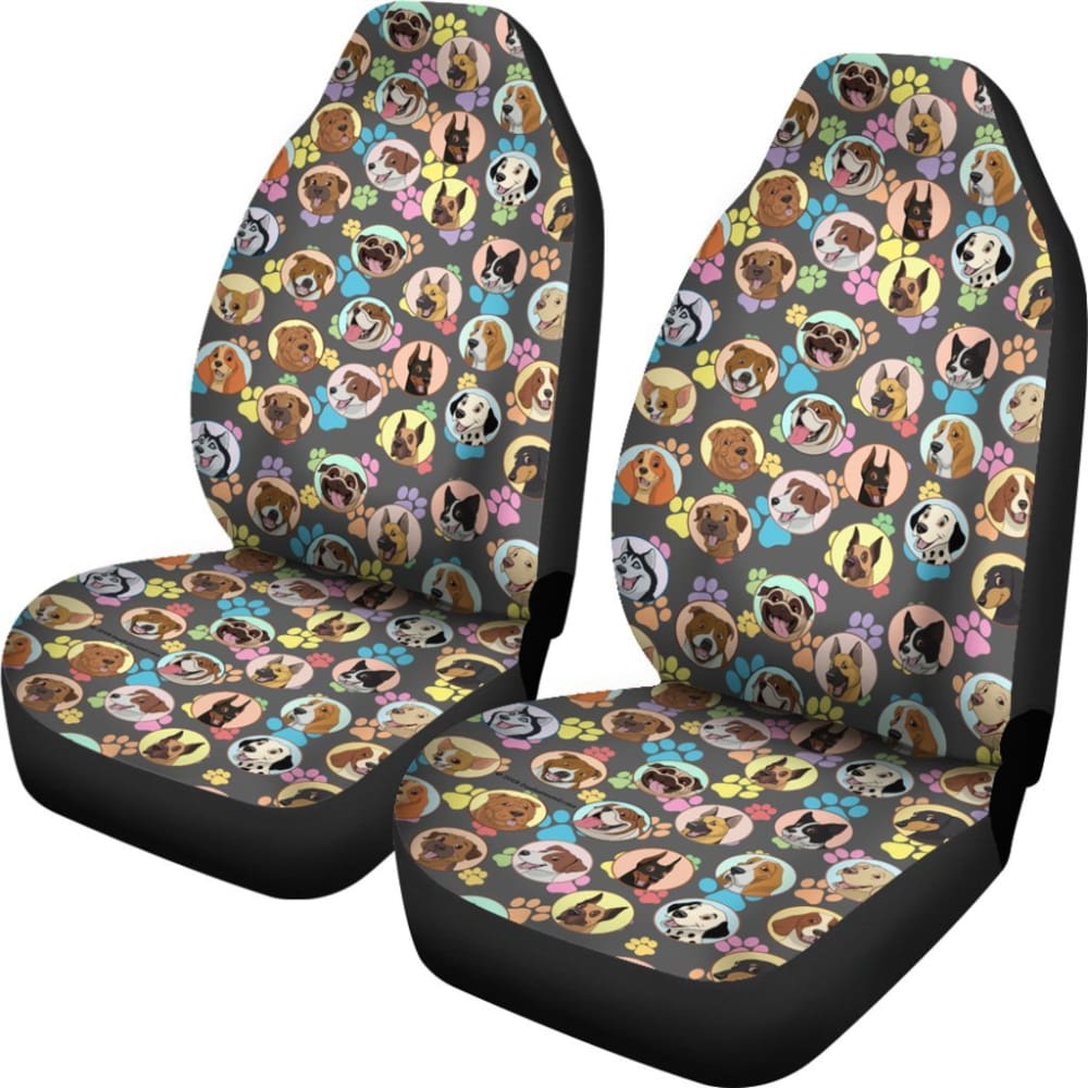 Dogs Galore Car Seat Covers (Paw Prints) - 094209 - YourCarButBetter