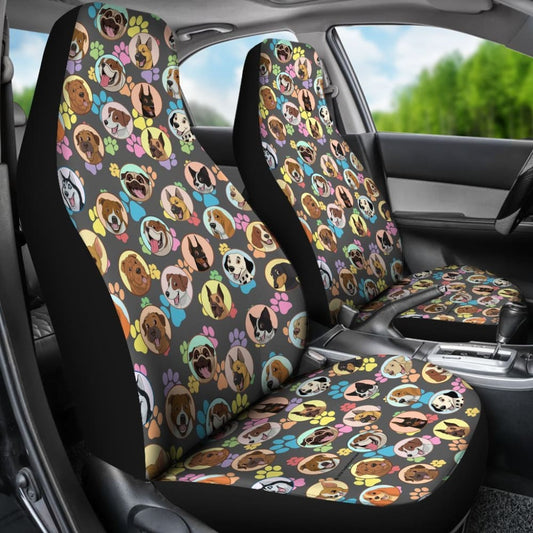 Dogs Galore Car Seat Covers (Paw Prints) - 094209 - YourCarButBetter