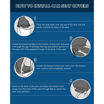 Dogs Galore Car Seat Covers (Paw Prints) - 094209 - YourCarButBetter