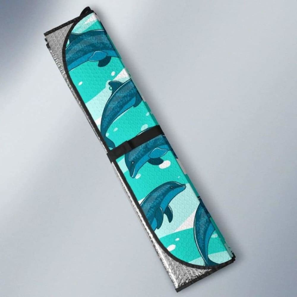 Dolphin Sea Pattern Car Auto Sun Shades 085424 - YourCarButBetter
