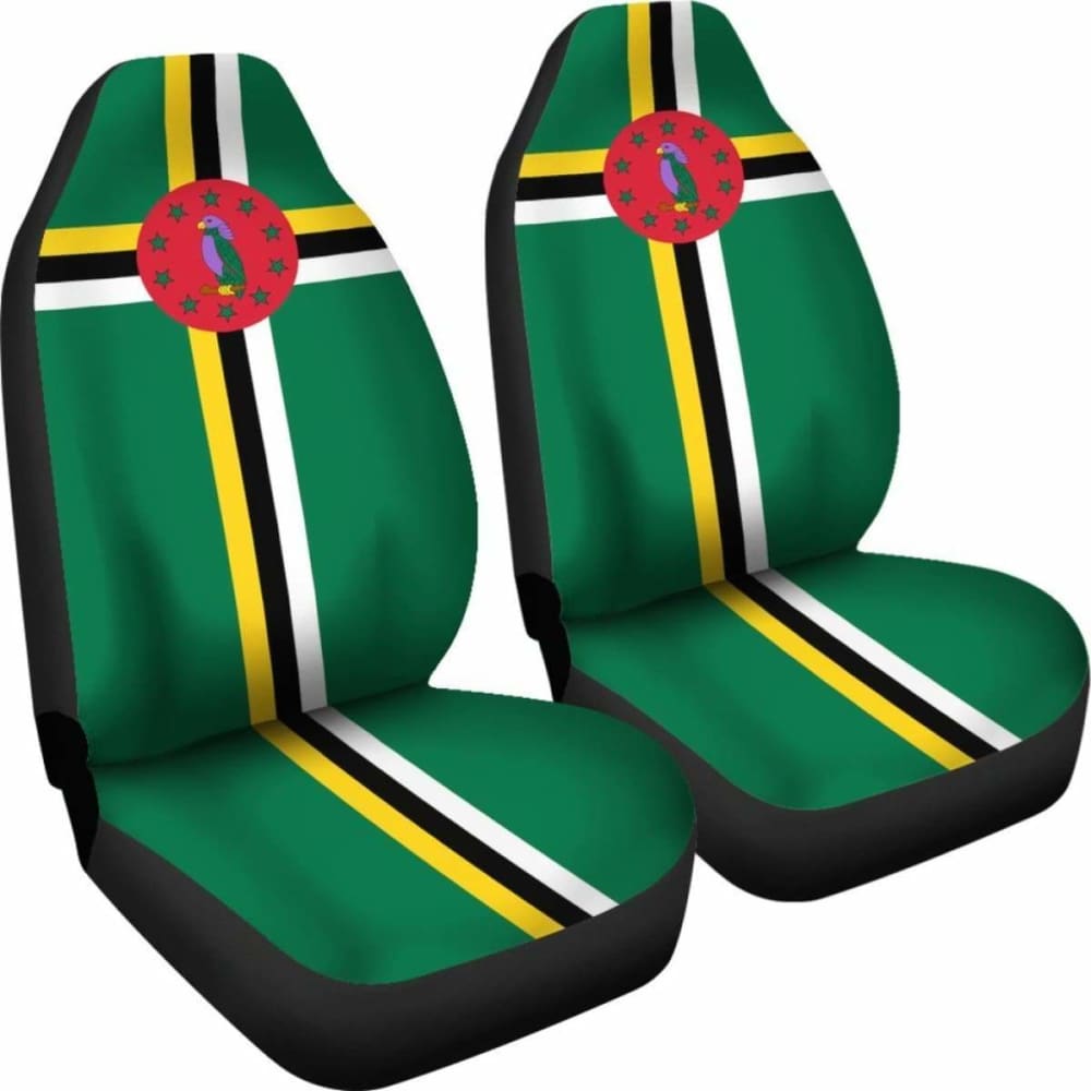 Dominica Flag Car Seat Covers 092813