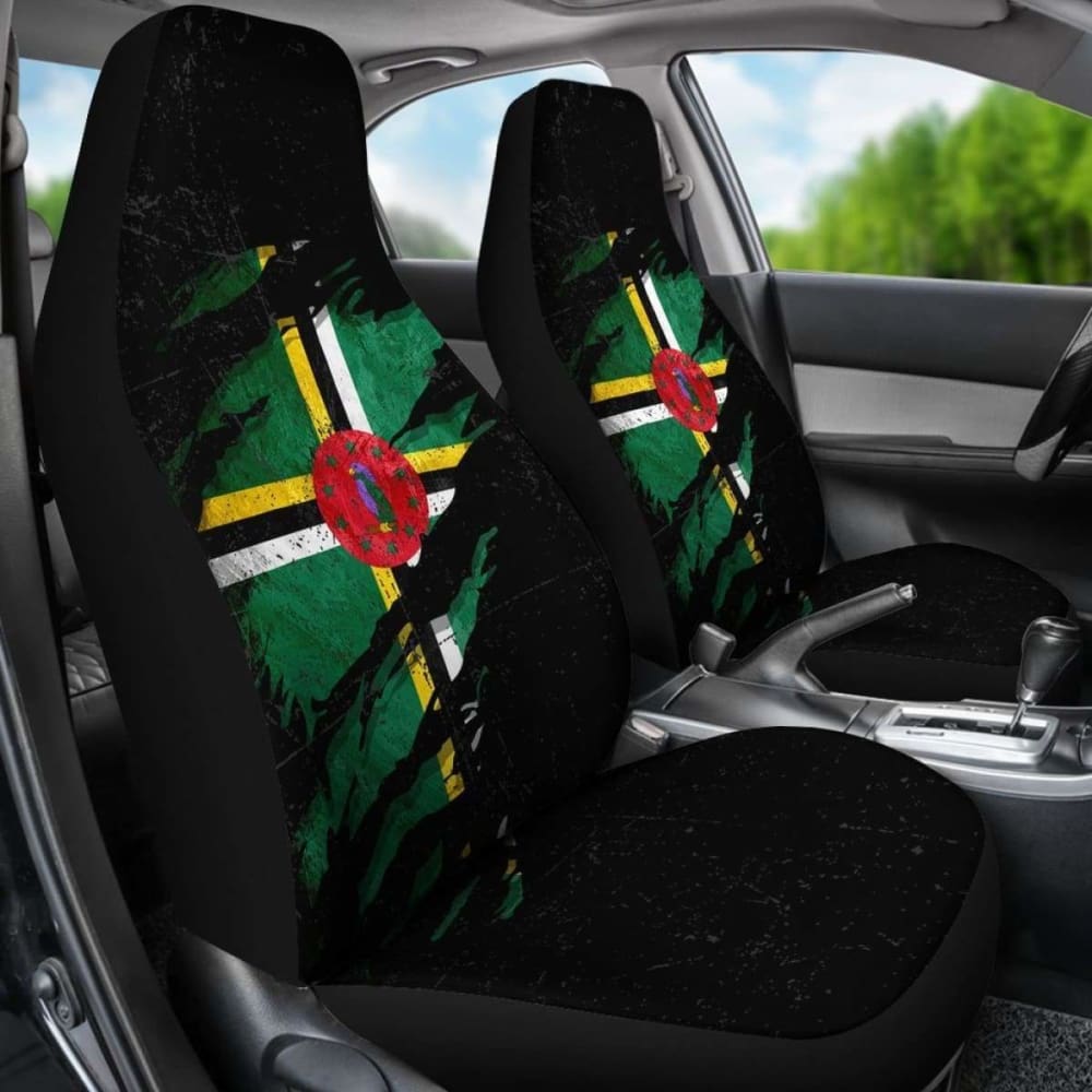 Dominica In Me Car Seat Covers - Special Grunge Style 232125 - YourCarButBetter