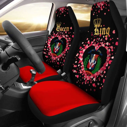 Dominican Republic Car Seat Cover Couple King/Queen (Set Of Two) 092813