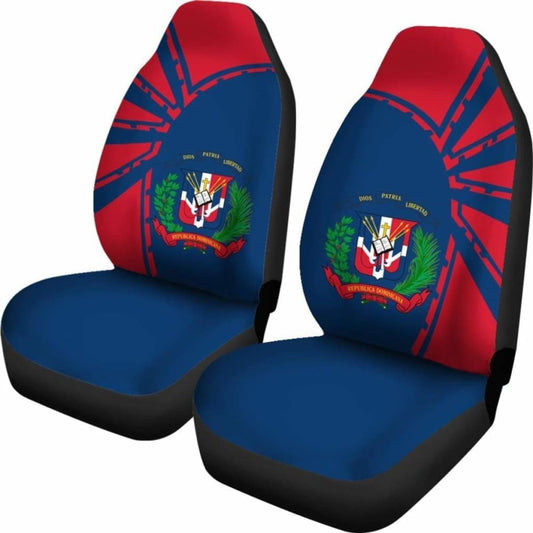 Dominican Republic Car Seat Covers Premium Style Awesome 092813