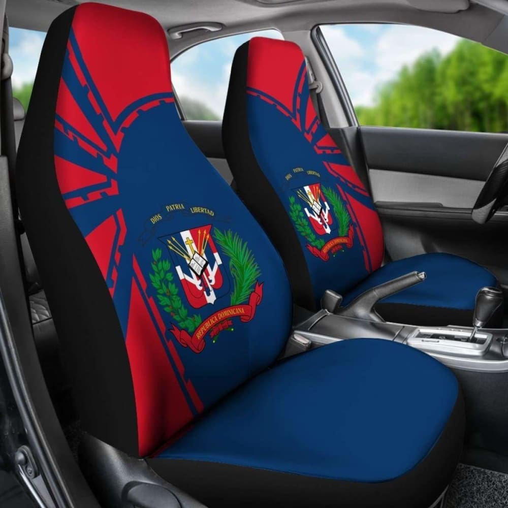 Dominican Republic Car Seat Covers Premium Style Awesome 092813