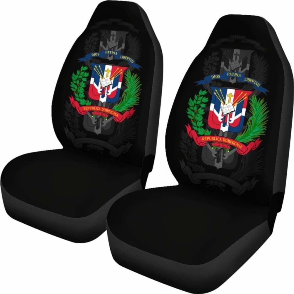 Dominican Republic Car Seat Covers (Set Of Two) 092813