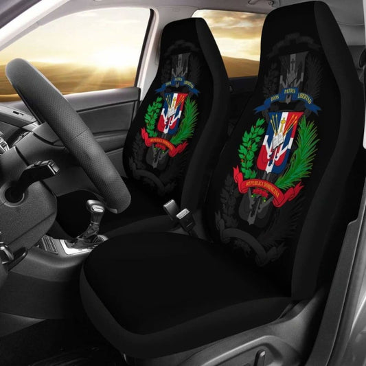 Dominican Republic Car Seat Covers (Set Of Two) 092813