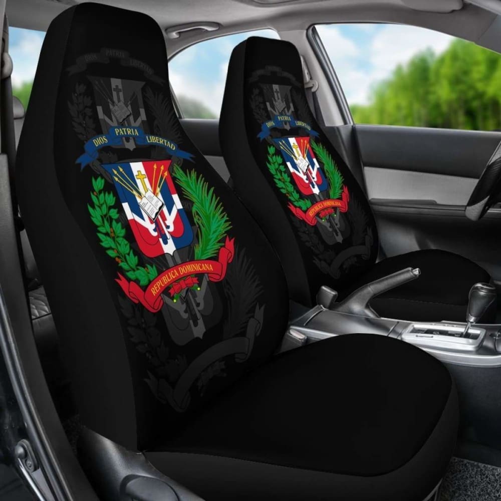 Dominican Republic Car Seat Covers (Set Of Two) 092813