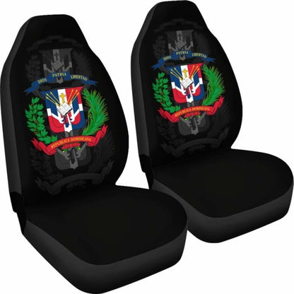Dominican Republic Car Seat Covers (Set Of Two) 092813