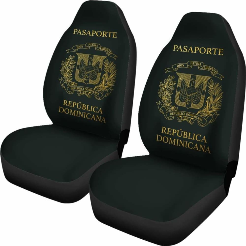 Dominican Republic Passport Car Seat Cover Awesome 092813