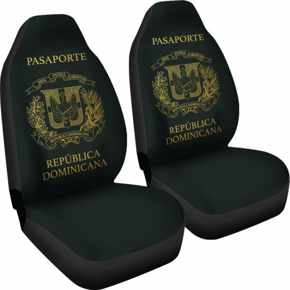 Dominican Republic Passport Car Seat Cover Awesome 092813