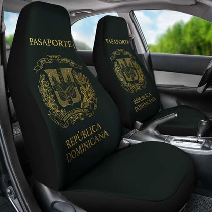 Dominican Republic Passport Car Seat Cover Awesome 092813