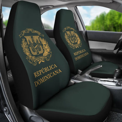Dominican Republic Passport Car Seat Covers 212004 - YourCarButBetter