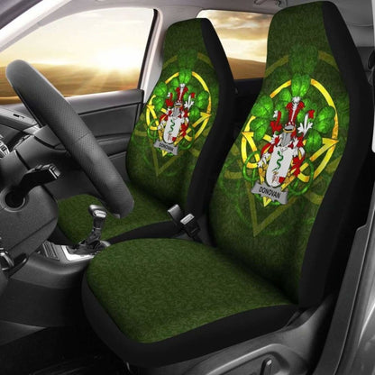 Donovan Or O’Donovan Ireland Car Seat Cover Celtic Shamrock (Set Of Two) 154230 - YourCarButBetter