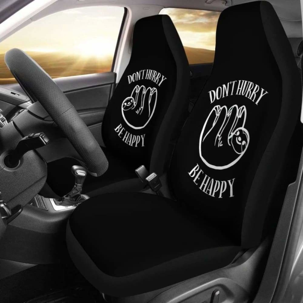 Don’T Hurry Be Happy Sloth Car Seat Covers 144902