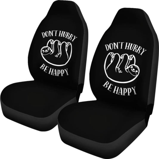 Don’T Hurry Be Happy Sloth Car Seat Covers 144902