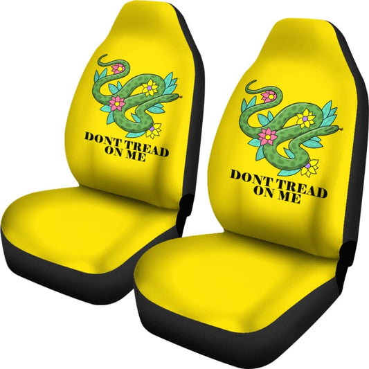 Dont Tread On Me Car Decor Items Car Seat Covers 212109 - YourCarButBetter