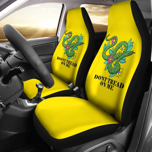 Dont Tread On Me Car Decor Items Car Seat Covers 212109 - YourCarButBetter