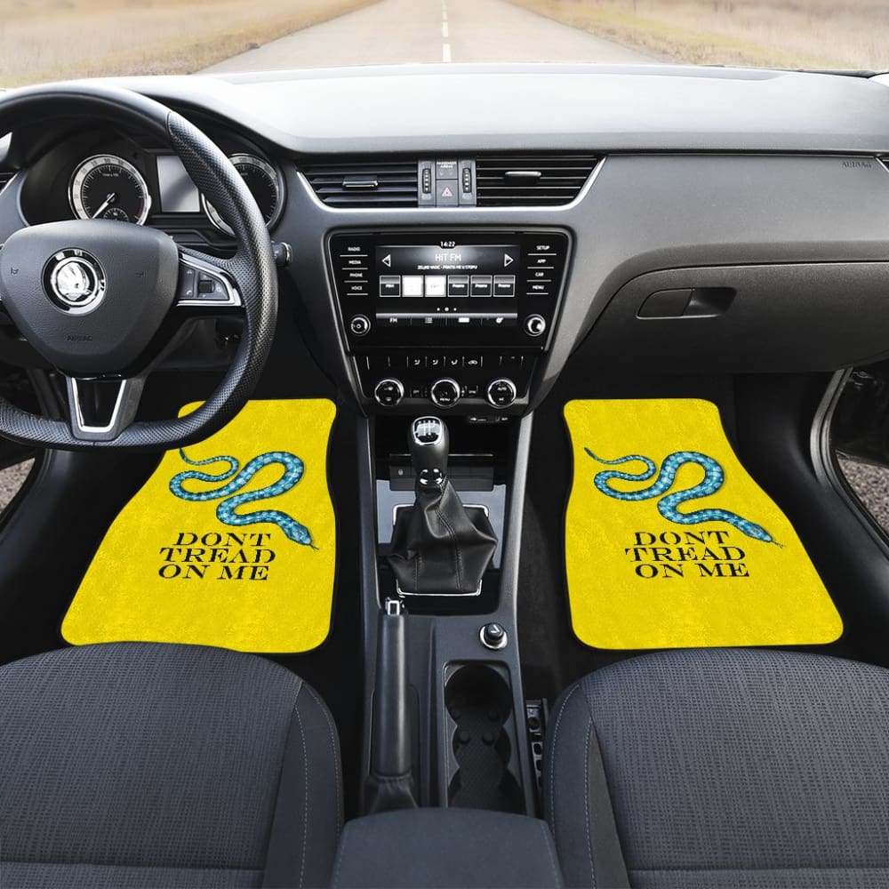 Dont Tread On Me Inspired Car Floor Mats 212109 - YourCarButBetter