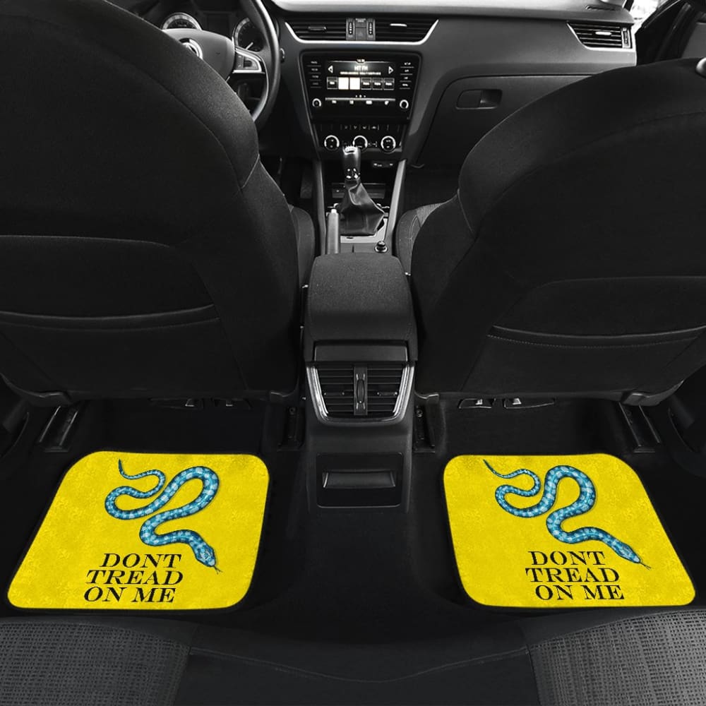Dont Tread On Me Inspired Car Floor Mats 212109 - YourCarButBetter