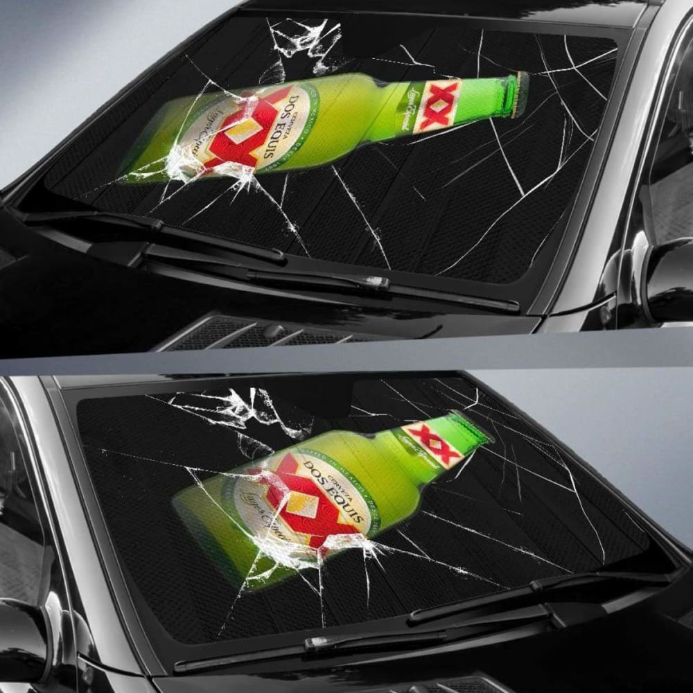 Dos Equis Auto Sun Shade Car Sun Visor Funny Beer Lover 102507 - YourCarButBetter