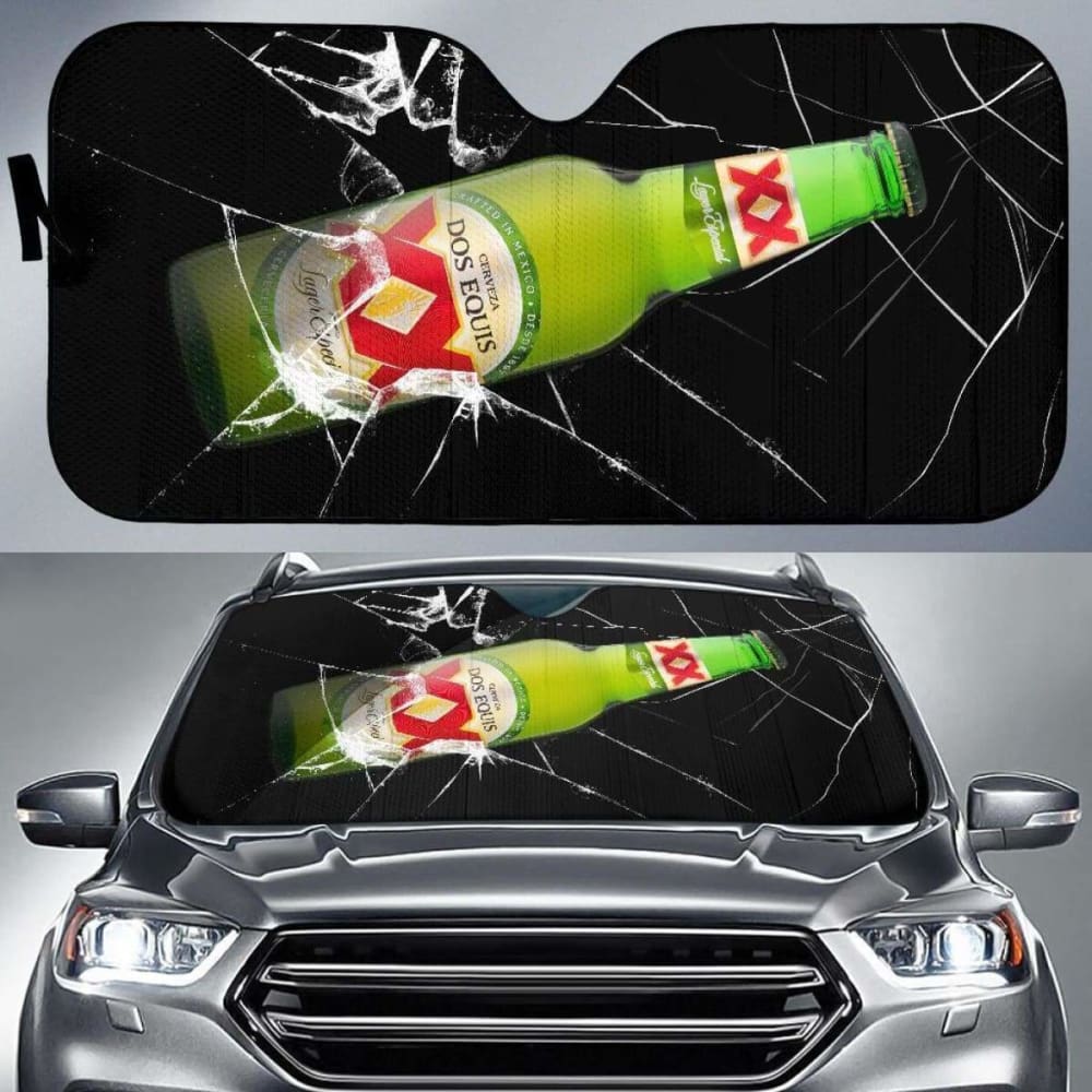 Dos Equis Auto Sun Shade Car Sun Visor Funny Beer Lover 102507 - YourCarButBetter